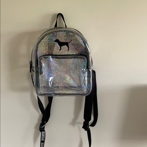 clear mini backpack